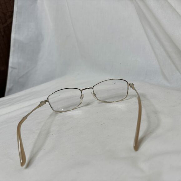 Emozioni Safilo Elasta EM4362 Gold Eyeglasses Frame Only Italy Nice Glasses - Picture 3 of 9
